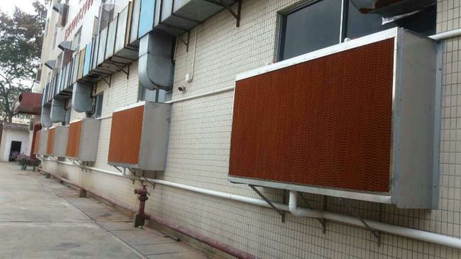車(chē)間降溫設備水濕簾安裝